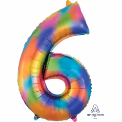 Amscan 3853601, Ballon-jouet, Feuille, Numéro, 55 cm, 5 pièce(s)