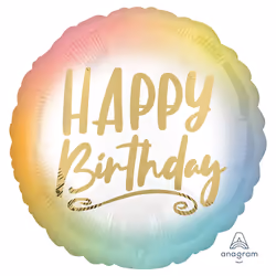 Amscan 4128701, Ballon-jouet, Feuille, Or, Anniversaire, Rond, 5 pièce(s)