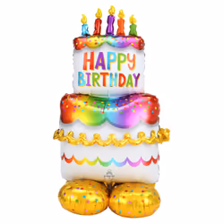 Amscan 4244911, Ballon-jouet, Feuille, Anniversaire, 68 cm, 3 pièce(s)