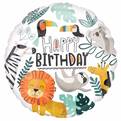 Amscan 4287701, Ballon-jouet, Feuille, Rond, 5 pièce(s)