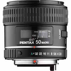 Pentax smc DFA 50mm / 2,8 Macro, 0,195 m, 47°, Noir, 6,75 cm, 4,9 cm, 60 mm
