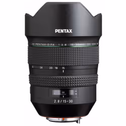 Pentax HD -D FA 15-30mm F2.8 ED SDM WR, Objectif ultra large, 18/13, 15 - 30 mm, Pentax KAF3