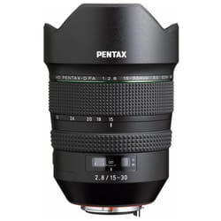 Pentax HD -D FA 15-30mm F2.8 ED SDM WR SLR Objectif ultra large Noir