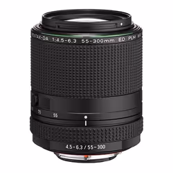 Pentax HD DA 55-300mm f/4,5-6,3 ED PLM WR RE, Objectif super téléobjectif, 14/11, 55 - 300 mm, Pentax KAF4