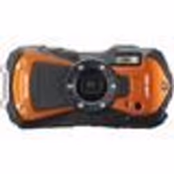 Ricoh WG-80, 16 MP, 4608 x 3456 pixels, CMOS, 5x, Full HD, Noir, Orange