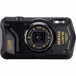 Pentax WG-8, 20 MP, 5472 x 3648 pixels, CMOS, 5x, 4K Ultra HD, Noir