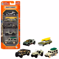Matchbox Coffret 5 Véhicules, Ensemble de véhicules, Matchbox, 3 an(s), Métal, Plastique, Couleurs assorties
