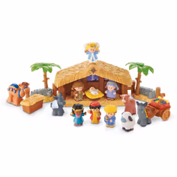 Fisher-Price Little People La Crèche De Noël, 1 an(s), AA, Multicolore, Plastique