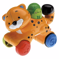 Mattel Léopard Press & Go, Frozen, Orange, Multicolore