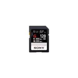 Sony SF-G UHS-II 128 GB, 128 Go, SD, Classe 10, UHS-II, 300 Mo/s, 299 Mo/s