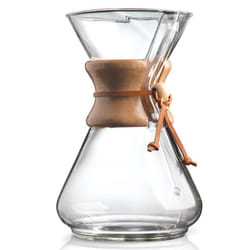 Chemex CM-10A cafetière 1,48 L Verre, Cuir, Bois
