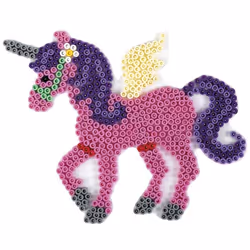 JBM Midi Plaque "Licorne ", Kit de loisirs créatifs pour enfants, 5 an(s), PVC, Blanc, 1 pièce(s)