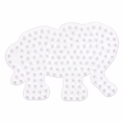 JBM Midi Plaque "Éléphant", 5 an(s), PVC, Blanc, 1 pièce(s)