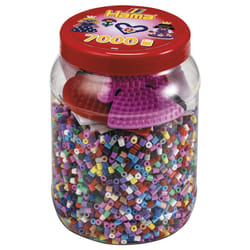JBM Midi Pot Rouge 7000 Perles +2 Plq Couleurs