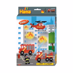 JBM Midi Boite " Les Pompiers", 5 an(s), PVC, Multicolore, 2005 pièce(s)