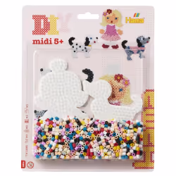 Hama Midi blister GM plqs fille chien
