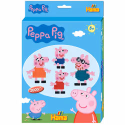 Hama Beads Boîte cavalier - Peppa Pig, Ensemble de perles pour enfants, 5 an(s), Multicolore