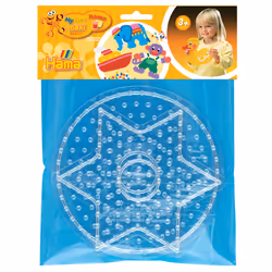 JBM Maxi Sachet "Plaque Étoile Et Ronde", 3 an(s), PVC, Transparent, 2 pièce(s)