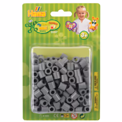 JBM Maxi Blister 250 Perles Gris, 3 an(s), PVC, Gris, 250 pièce(s)