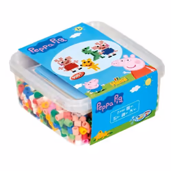HAMA - Perles Maxi Peppa Pig - 900 perles + 1 plaque - Loisirs créatifs dès 3 ans
