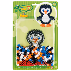 Hama Maxi Blister GM Pingouin, Kit de loisirs créatifs pour enfants, 3 an(s), Multicolore