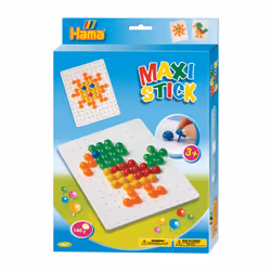 JBM Boite Maxi Pions : Perroquet, 3 an(s), PVC, Multicolore, 141 pièce(s)