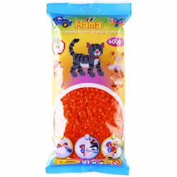 JBM Midi Sachet 6000 Perles Orange, 5 an(s), PVC, Orange, 6000 pièce(s)