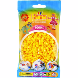 JBM Midi Sachet 1000 Perles Jaune, 5 an(s), PVC, Jaune, 1000 pièce(s)