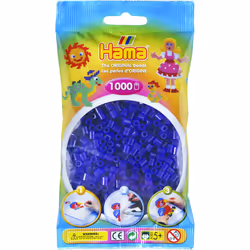 JBM Midi Sachet 1000 Perles Violet Transp, 5 an(s), PVC, Violet, 1000 pièce(s)