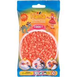 JBM Midi Sachet 1000 Perles Rouge Past, 5 an(s), PVC, Rouge, 1000 pièce(s)