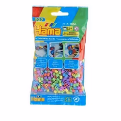 JBM Midi Sachet 1000 Perles Pastel Mix, 5 an(s), PVC, Multicolore, 1000 pièce(s)