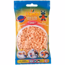 JBM Midi Sachet 1000 Perles Phospho Rouge, 5 an(s), PVC, Rouge, 1000 pièce(s)