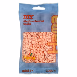 JBM Midi Sachet 1000 Perles Pêche, 5 an(s), PVC, Pêche, 1000 pièce(s)