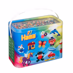 JBM Midi Baril 30000 Perles Mixte 22 Coul., 5 an(s), PVC, Multicolore, 30000 pièce(s)