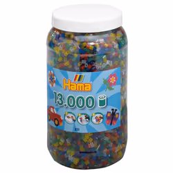 Hama Beads 211-53, Multicolore, Perle droite, 13000 pièce(s)