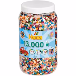 Perles à repasser - HAMA - Mix 58 - 13.000 pièces - Multicolore - Pour enfants