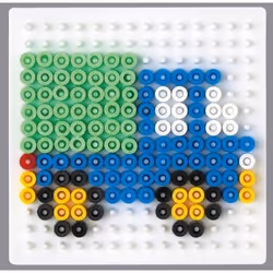 JBM Midi Plaque Petit Carrée, 5 an(s), PVC, Blanc, 1 pièce(s)