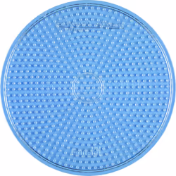 JBM Midi Plaque Grande Ronde, 5 an(s), PVC, Transparent, 1 pièce(s)