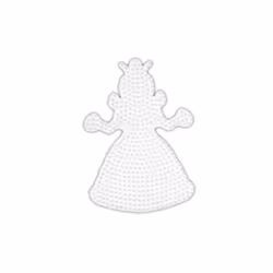 JBM Midi Plaque "Princesse", 5 an(s), PVC, Blanc, 1 pièce(s)