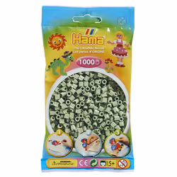 Hama Beads Midi Sachet 1000 perles eucalyptus, Kit de loisirs créatifs pour enfants, 5 an(s), Multicolore, 1000 pièce(s)
