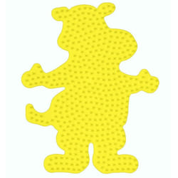 JBM Midi Plaque Hippopotame Jaune