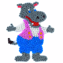 JBM Midi Plaque Hippopotame Jaune