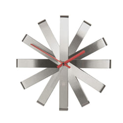 Umbra Ribbon Mur Quartz clock Rond Acier inoxydable