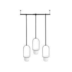 Umbra 1011748-660 pot à fleurs Intérieure Kit de plantation en pot Support Mélamine Noir, Blanc