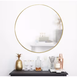 Umbra Hubba miroir mural Rond Laiton
