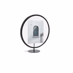 Umbra 1012272-040, Verre, Noir, Cadre pour une seule photo, Table, Mur, Rond, 254 mm