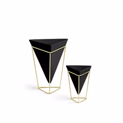 Umbra 1004372-1137, Table de jardinage, Autonome, Noir, Triangle, Intérieure, Monochromatique