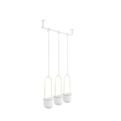 Umbra 1011748-524 pot à fleurs Intérieure Kit de plantation en pot Support Mélamine Blanc