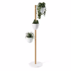 Umbra 1013880-668, Kit de plantation en pot, Autonome, Métal, Bois, Blanc, Bois, Rond, Intérieure