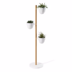 Umbra 1013880-668 pot à fleurs Intérieure Kit de plantation en pot Autonome Métal, Bois Blanc, Bois